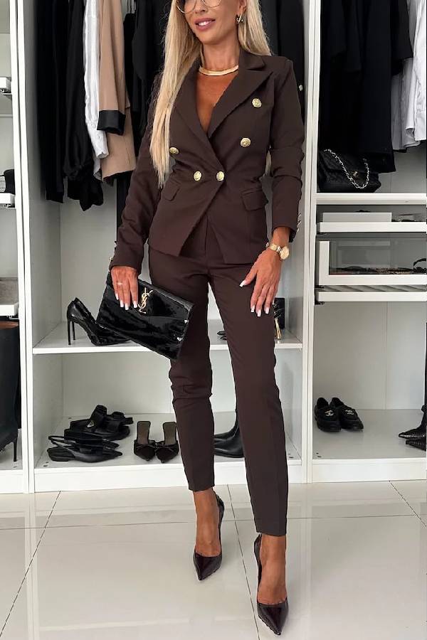 Stilla | Følelse Af Selvsikkerhed Tapered High Waist Bukser Med Lommer