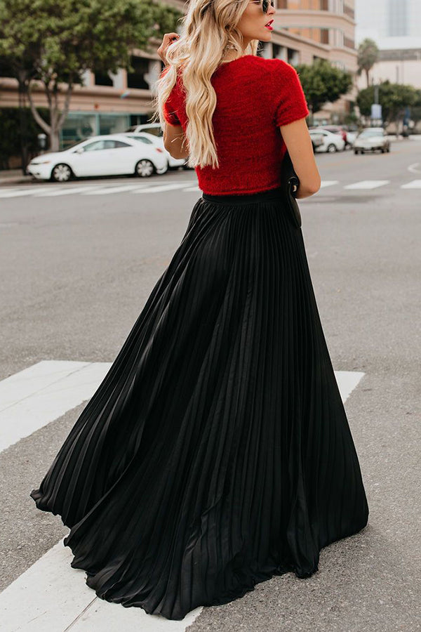 Stilla | for Eternity Plisseret Maxi Nederdel