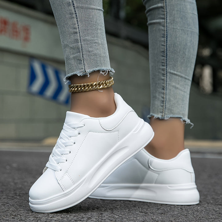 Dame Textil Sneakers med Rent Design & Behagelig Bærekomfort Skovae
