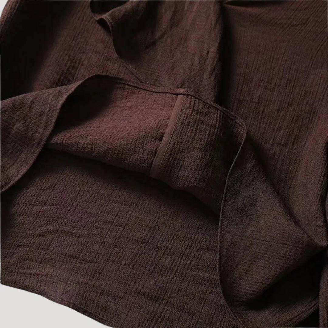 Stilla | Rynket Front Langærmet Bluse
