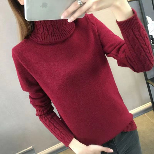 Stilla | Rullekrave sweater Minda til damer