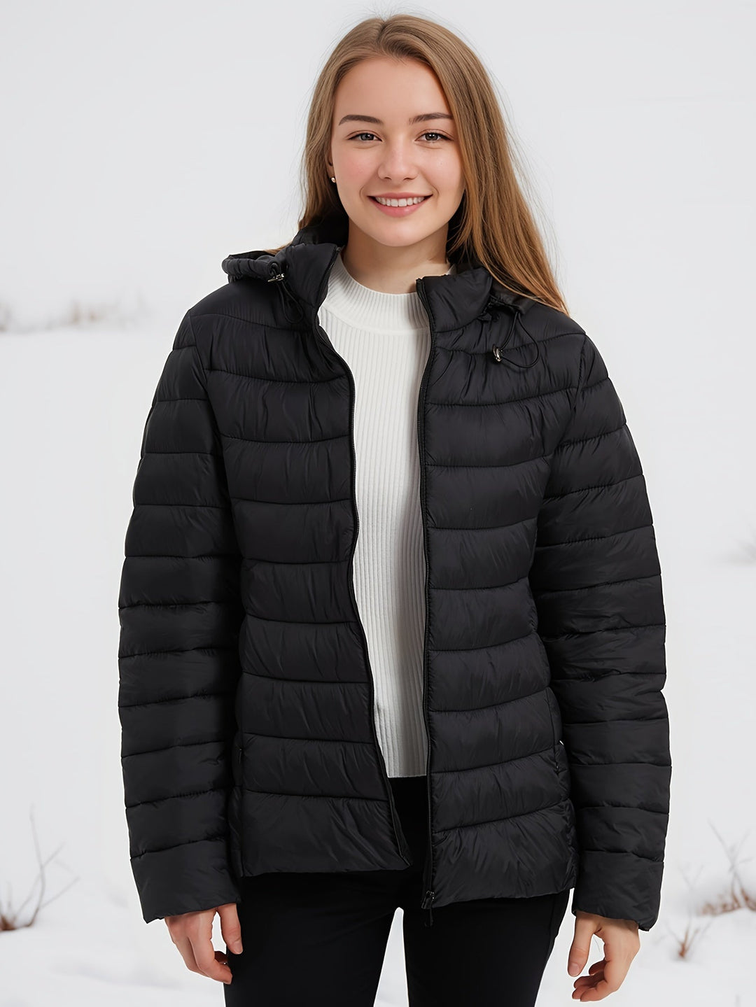Stilla | Polstret Hooded Steppjakke
