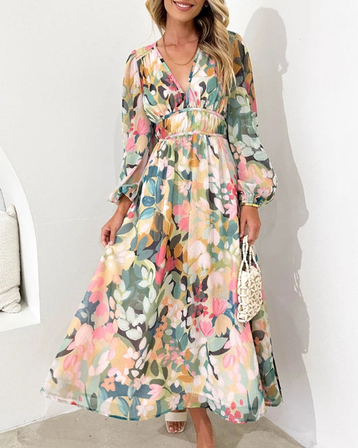 Stilla | Boho Blomster Max Kjole