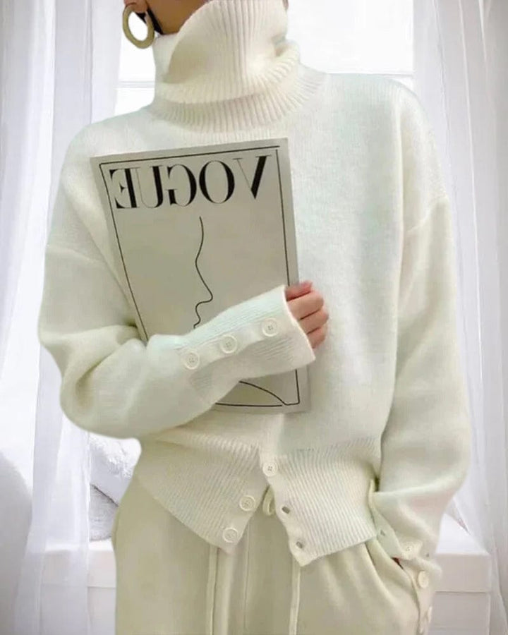 Stilla | Rullekravepullover Klassisk Moderne Stil Ideel til Vinteren