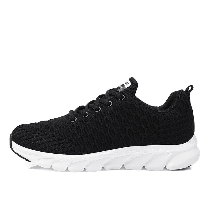 Dame Let Åndbar Strik-Sneakers Stilla