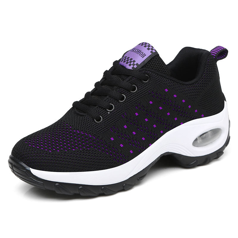 Dame Air-Cushioned Åndbare Sneakers Stilla