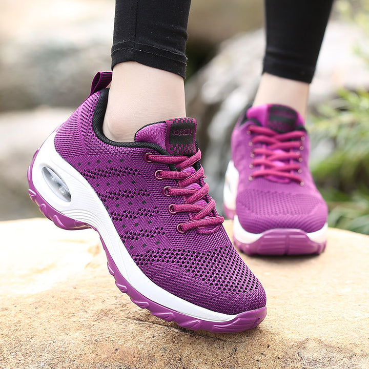 Dame Air-Cushioned Åndbare Sneakers Stilla