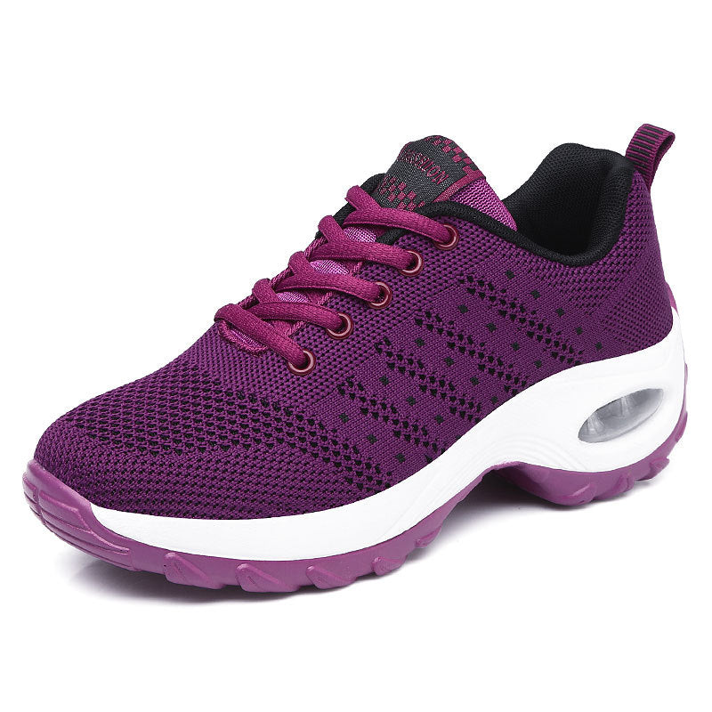 Dame Air-Cushioned Åndbare Sneakers Stilla