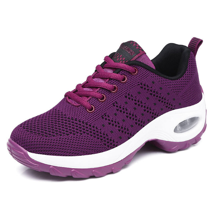 Dame Air-Cushioned Åndbare Sneakers Stilla