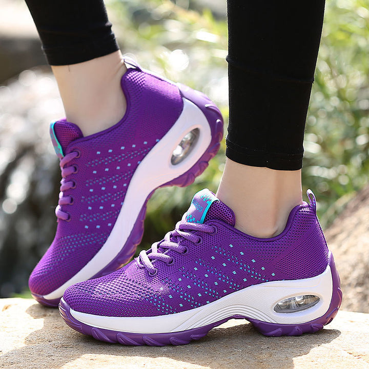 Dame Air-Cushioned Åndbare Sneakers Stilla