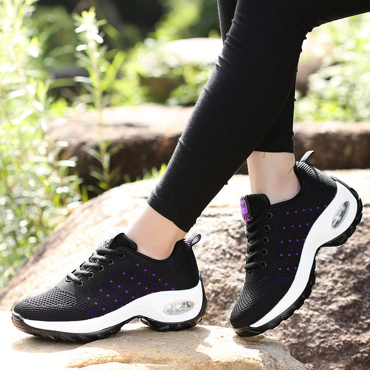 Dame Air-Cushioned Åndbare Sneakers Stilla