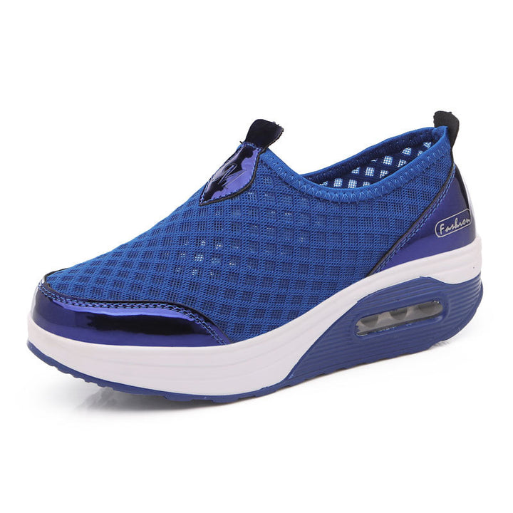 Dame Slip-On Mesh Sneakers med Air Cushion Teknologi Stilla