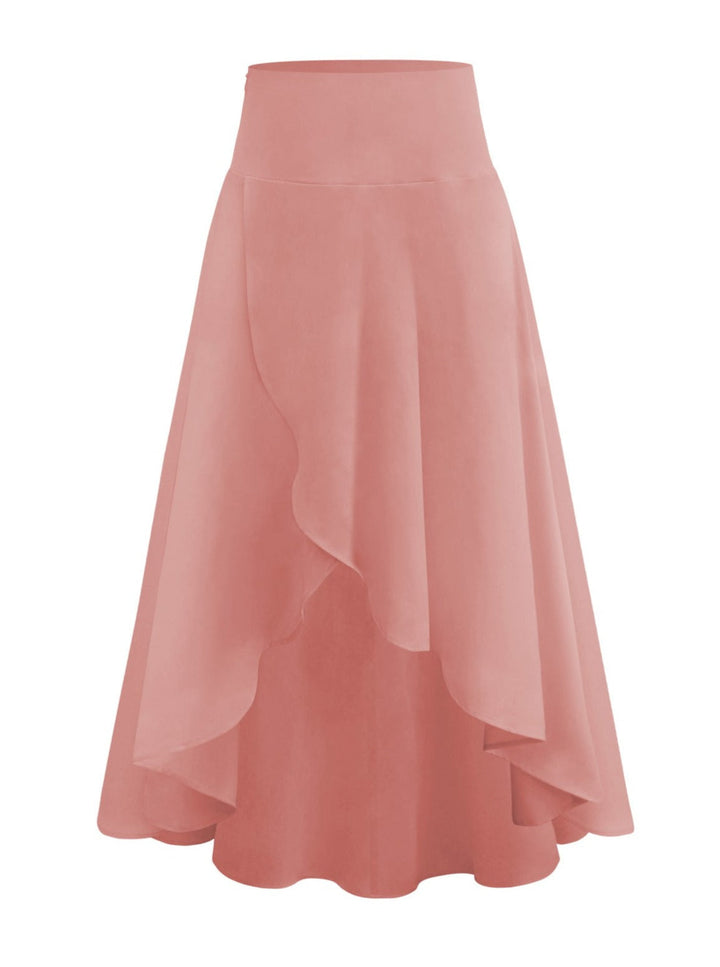 Stilla | Casual Asymmetrisk Midiskørt