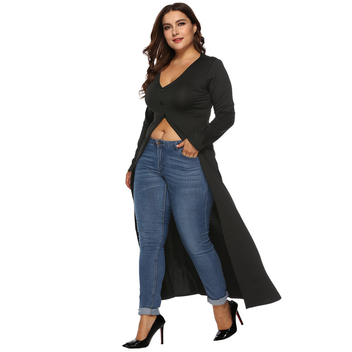 Femme Langærmet Knap-Down Cardigan Stilla