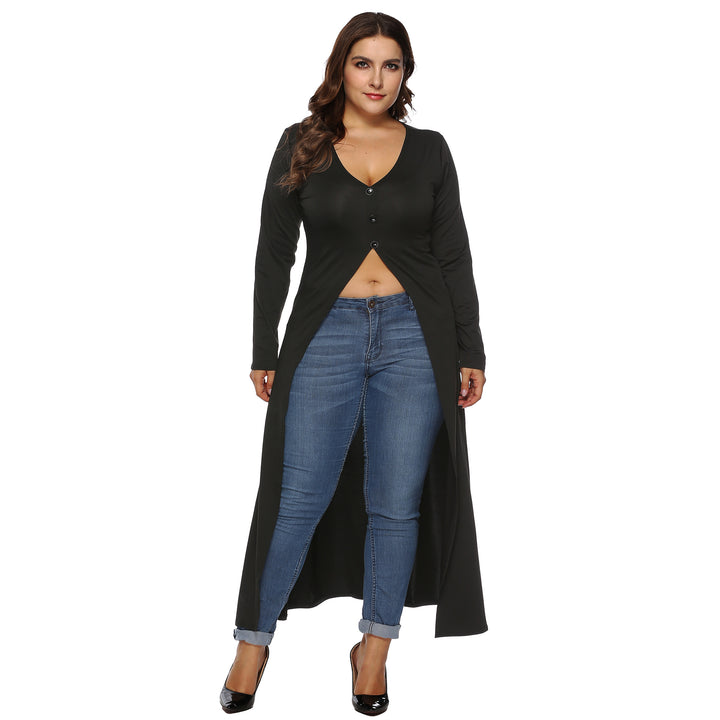 Femme Langærmet Knap-Down Cardigan Stilla