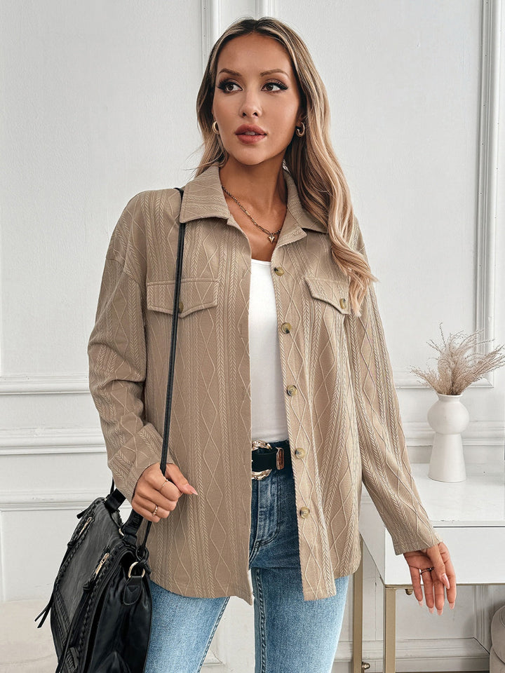 Stilla | Blazer Med Struktureret Krave