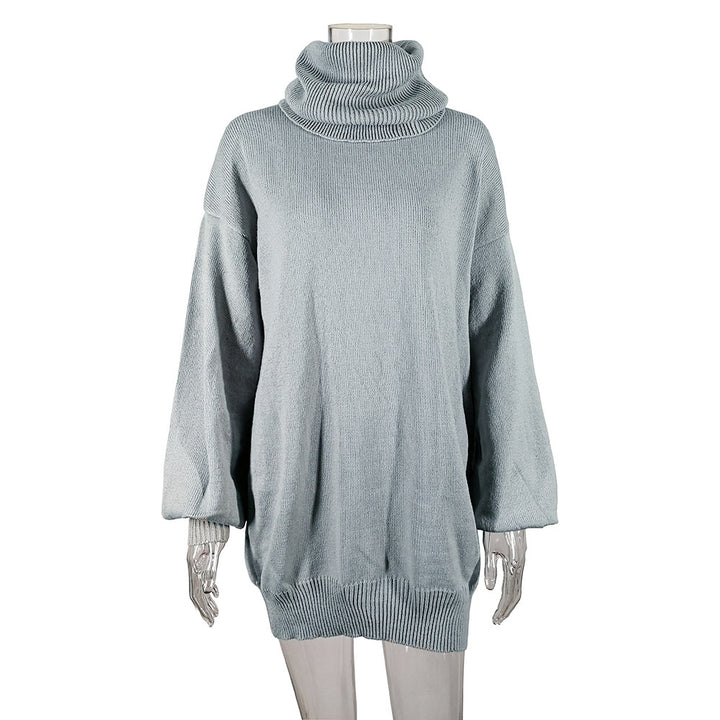 Dame Oversized Pullover med rullekrave og bred pasform Stilla