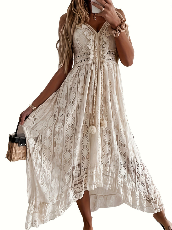 Stilla | Boho stil maxi kjole