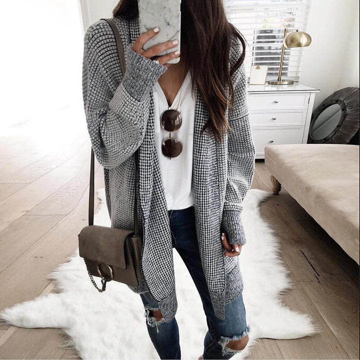 Stilla | Elegantternet Oversize Strikjakke