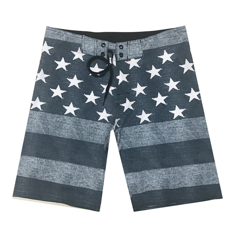 Herren Surf-Shorts i Vintage-stripe-look Stilla
