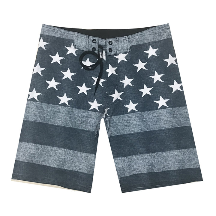Herren Surf-Shorts i Vintage-stripe-look Stilla