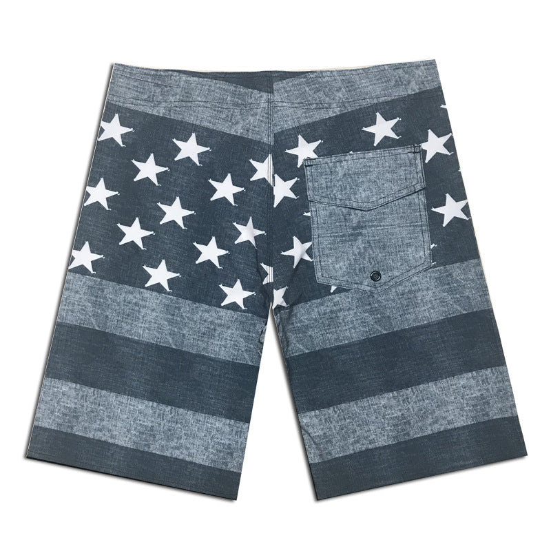 Herren Surf-Shorts i Vintage-stripe-look Stilla
