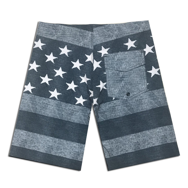 Herren Surf-Shorts i Vintage-stripe-look Stilla