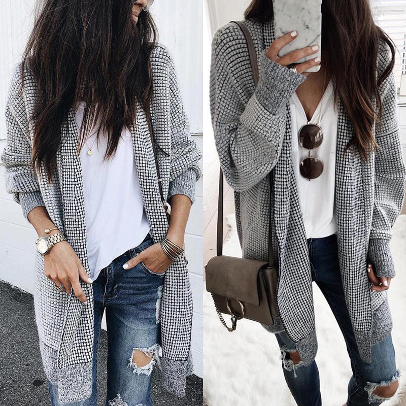 Stilla | Elegantternet Oversize Strikjakke