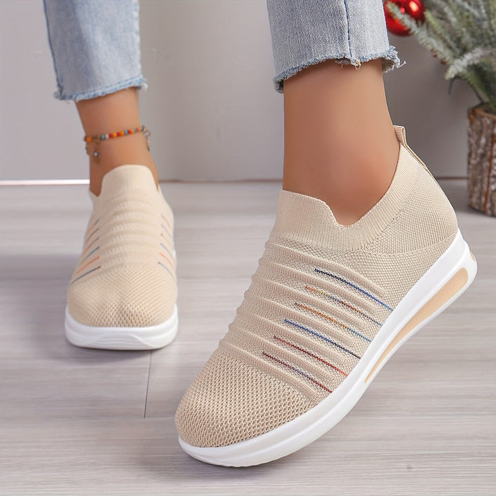 Stilla | Sommer Loafers Til Damer Åndbare, Lette Slip on Sko Med Åbne Tæer
