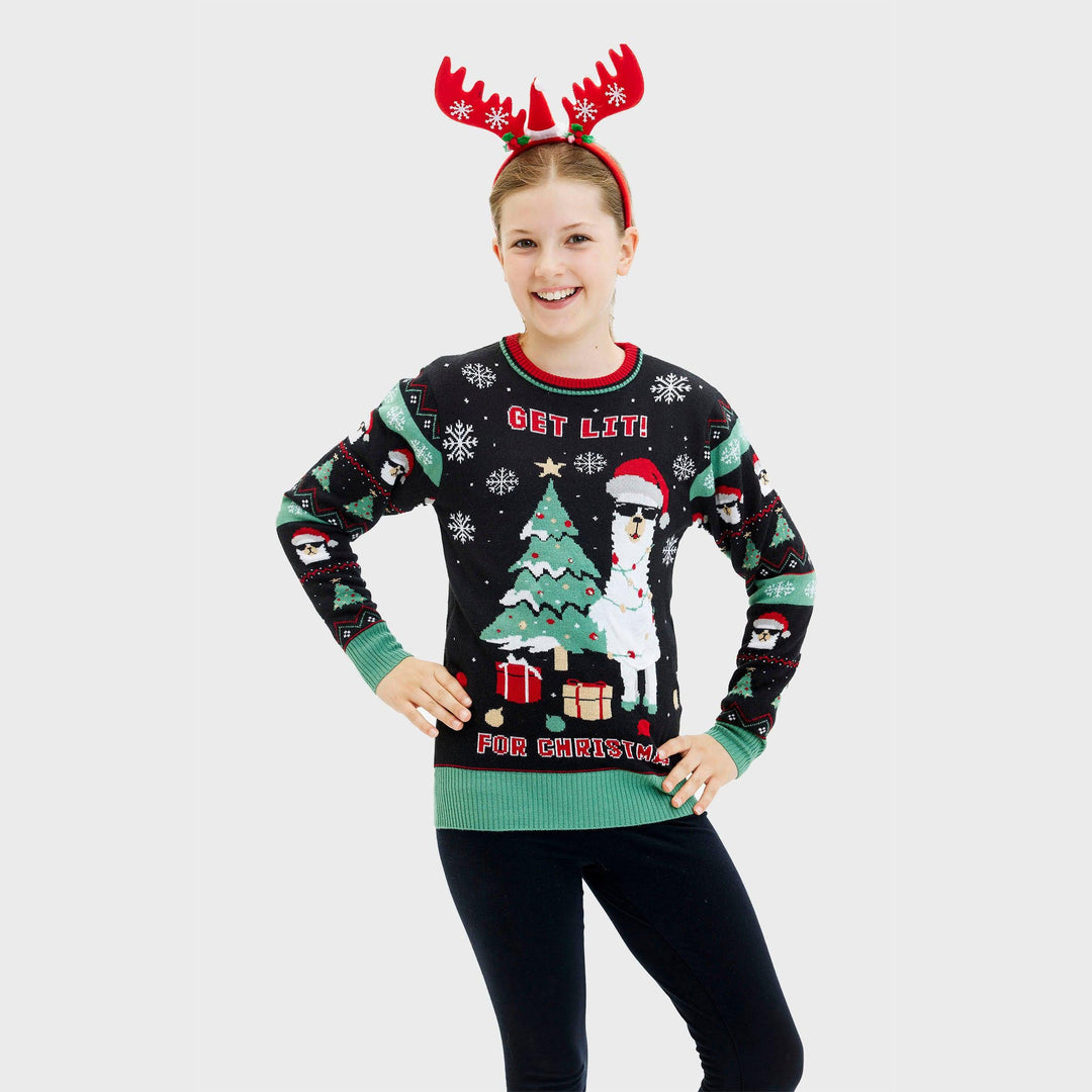 Stilla | Get Lit Llama Jul Jul Sweatshirt Kvinder
