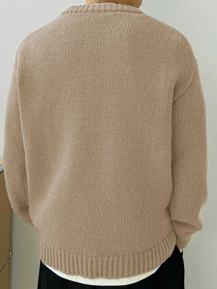 Stilla | Løs Pullover Med Lange Ærmer Og Rund Halsudskæring