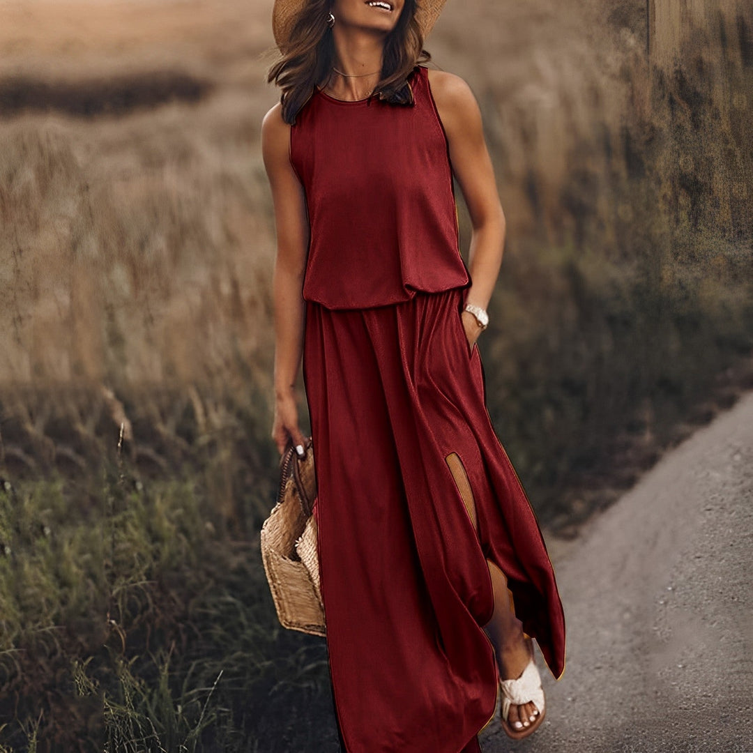 Stilla | Elegante Farverig Kjole