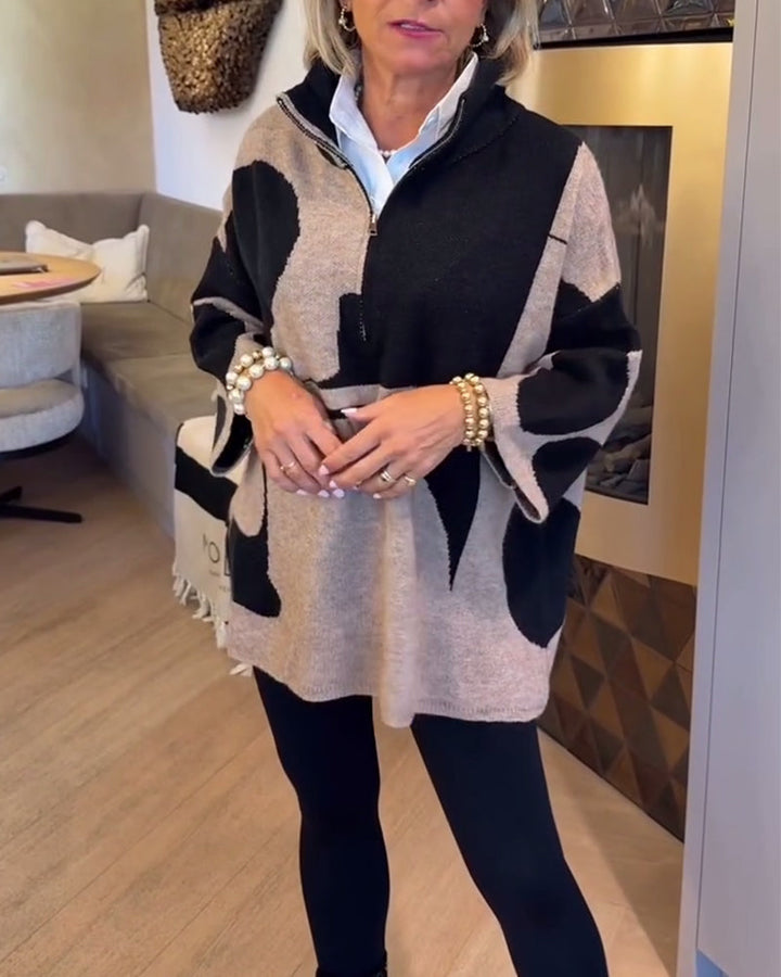 Stilla | Halv lynlås og moderigtigt ståkrave
