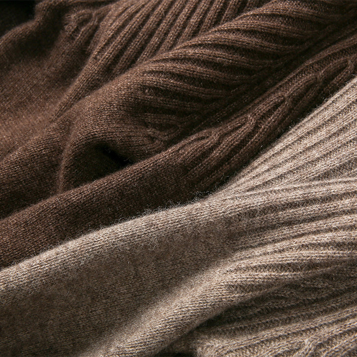 Femme Chunky Højkrave Strikpullover Stilla