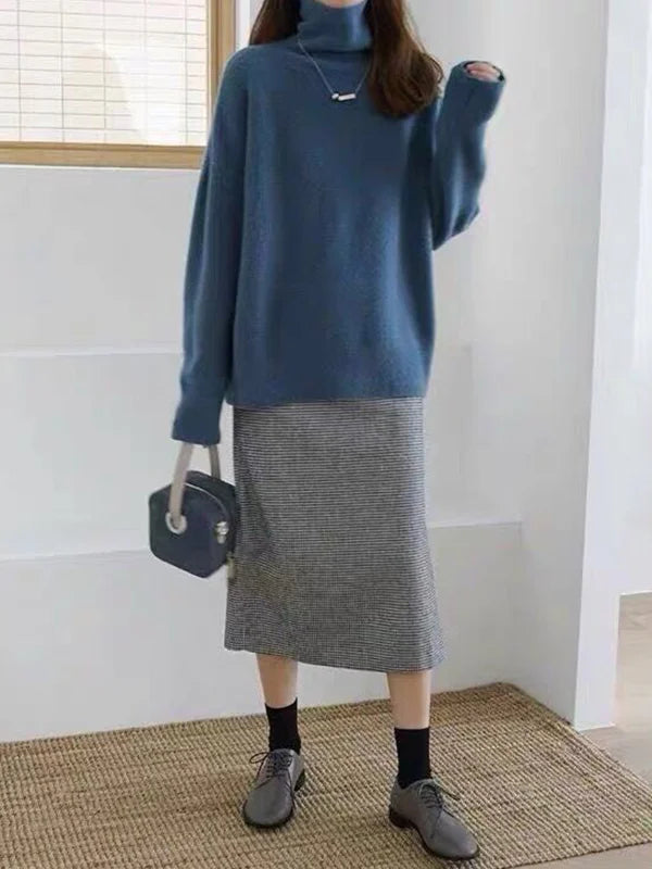Stilla | Afslappet Cashmere Rullekravepullover Til Kvinder