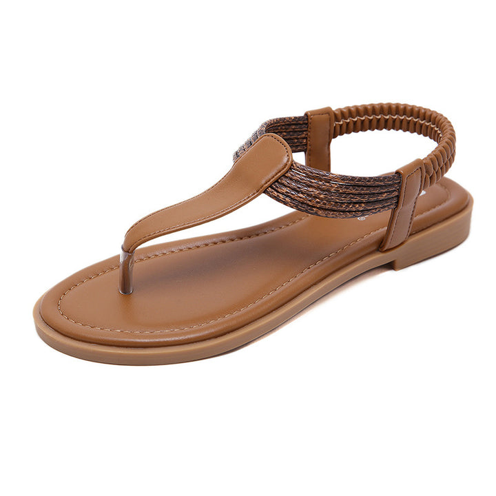 Dame Zehentrenner-sandaler med fleksibelt remdesign og dæmpende sål Stilla