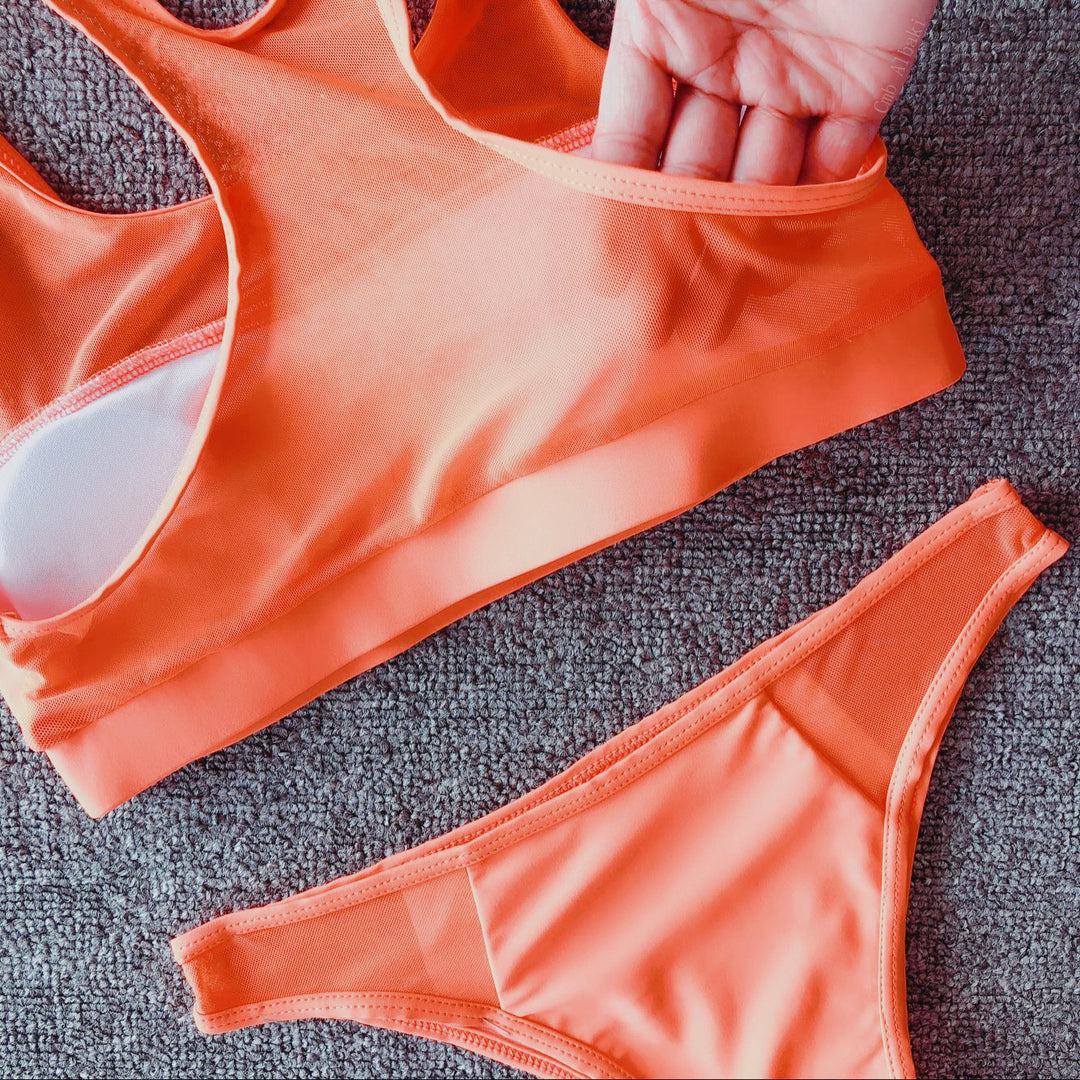 Damer Sporty bikini med funktionelt design og justerbare stropper Stilla