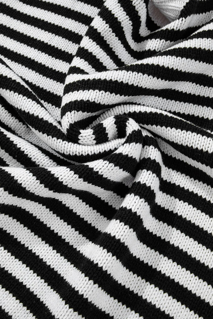 Stilla | Stribet Pullover Med Komfortærmer