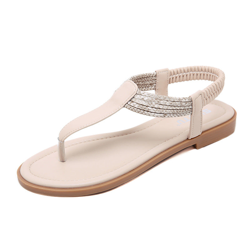 Dame Zehentrenner-sandaler med fleksibelt remdesign og dæmpende sål Stilla