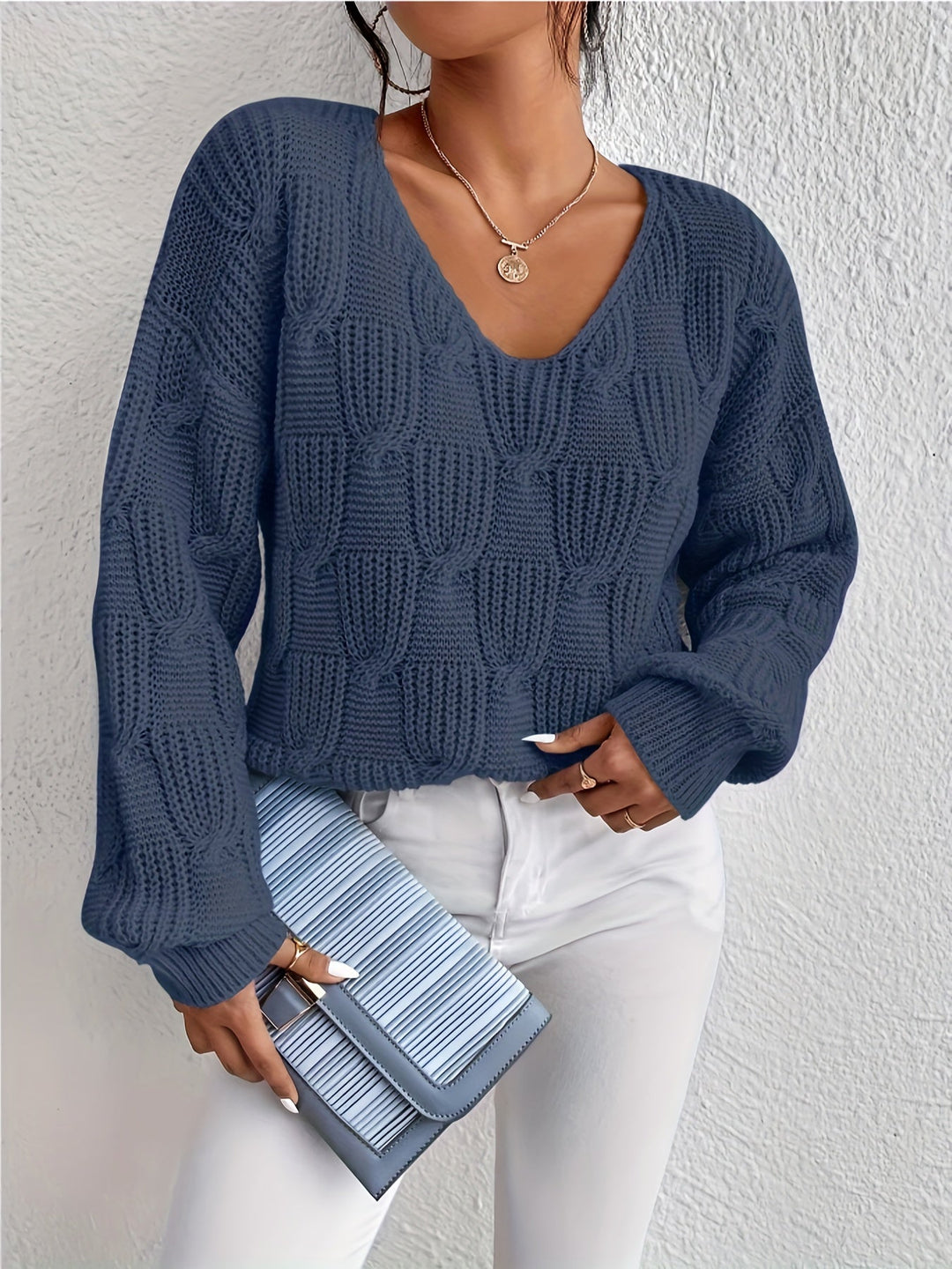 Stilla | V-udskæring Pullover