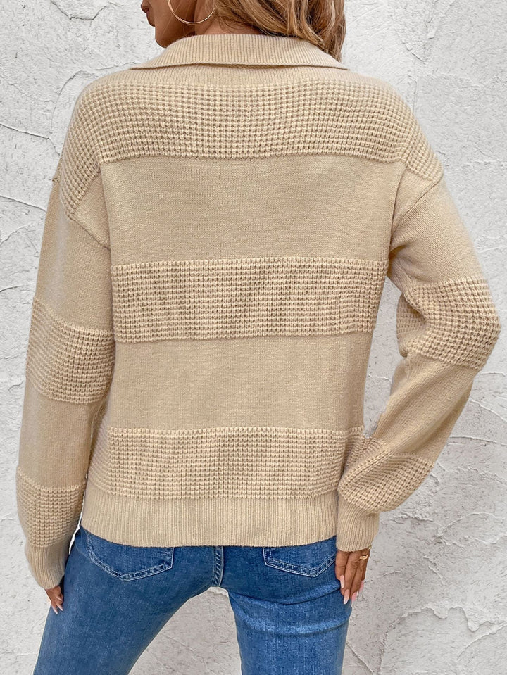 Stilla | Pullover med høj krave Perfee Johnny med faldende skuldre