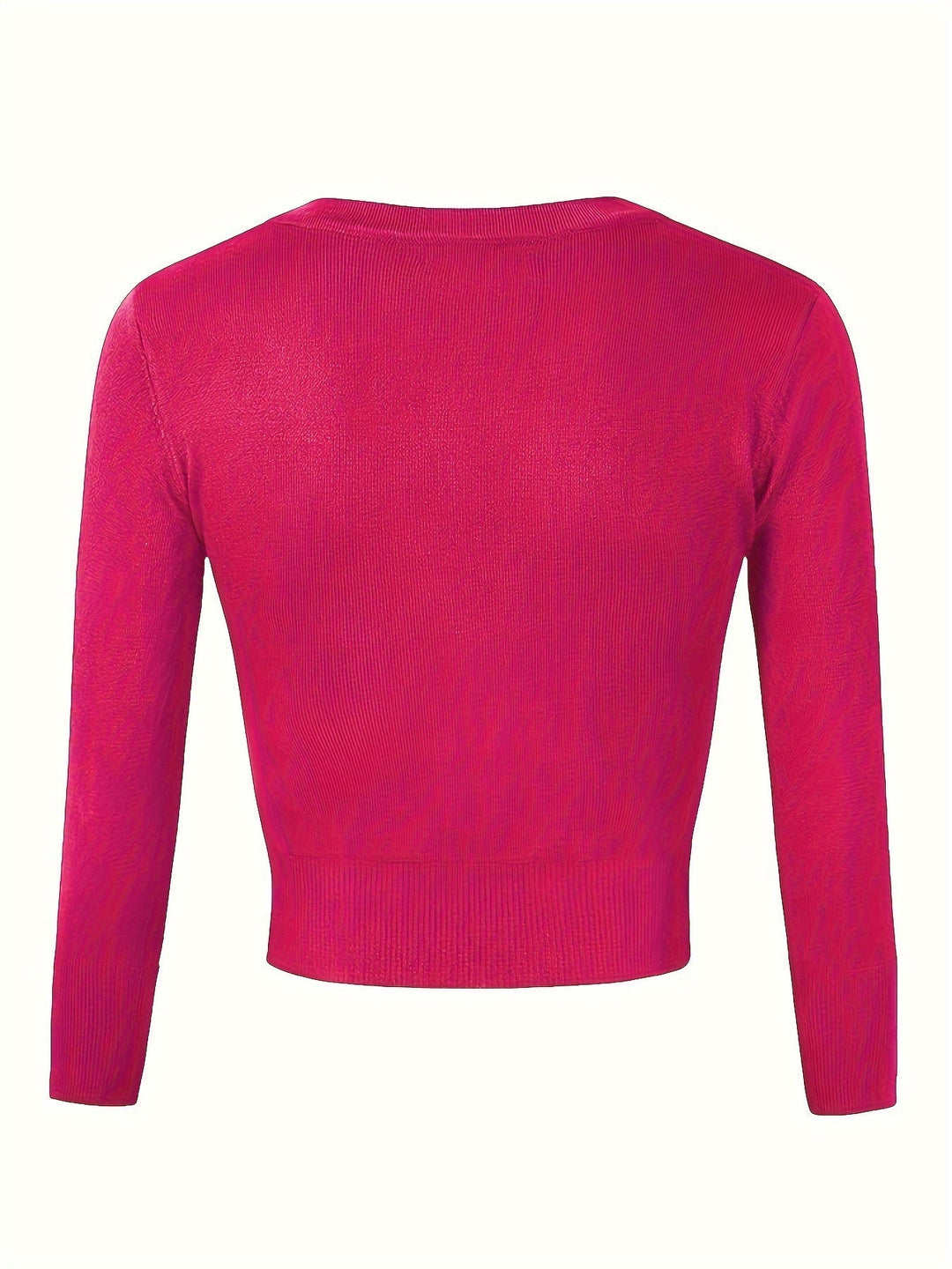 Stilla | Strikjakke Bolero med knaplukning