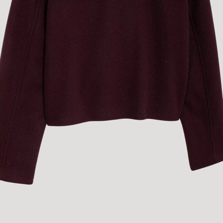Stilla | Uld Blandet Struktureret Button up Jakke