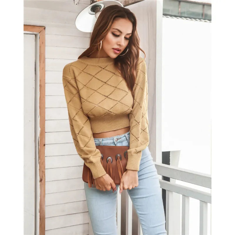 Stilla | Læderpullover med elegance