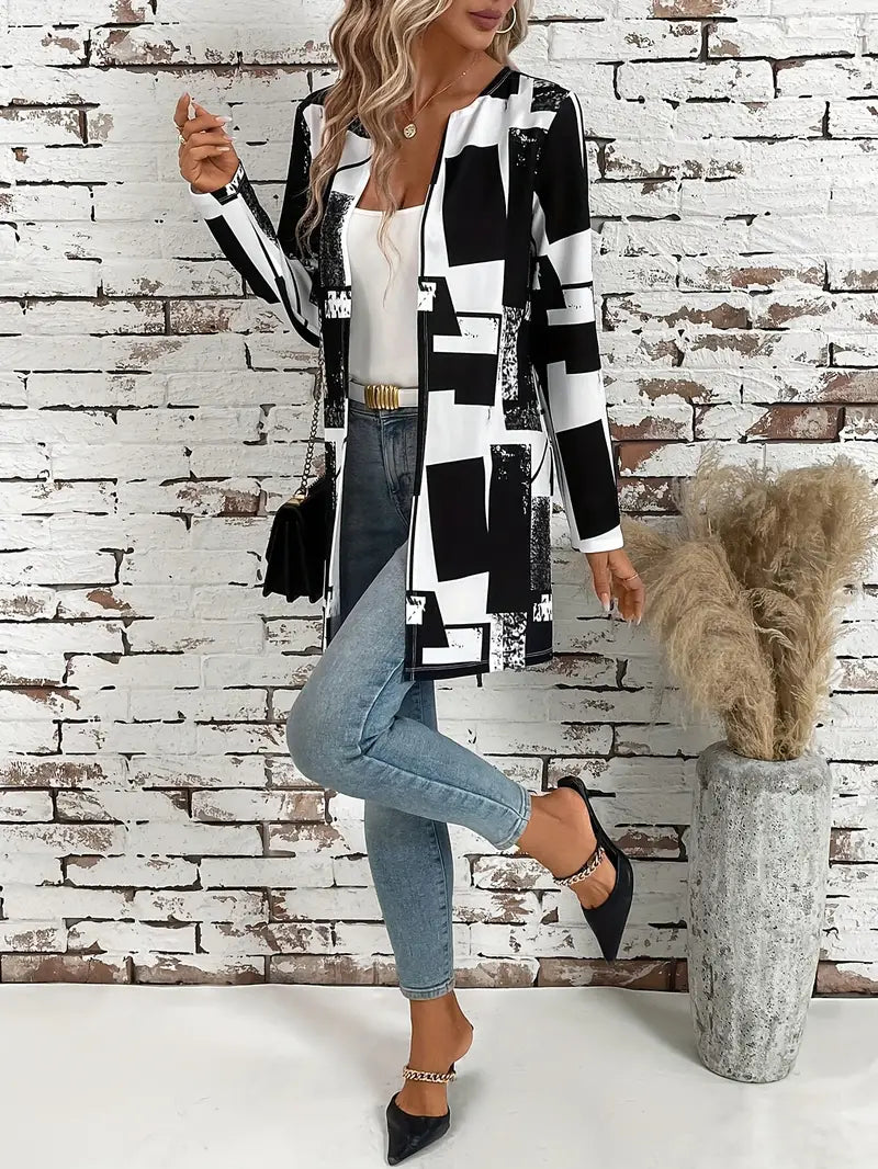 Stilla | Elegant Jakke med Åben Forside til Stilfulde Outfits
