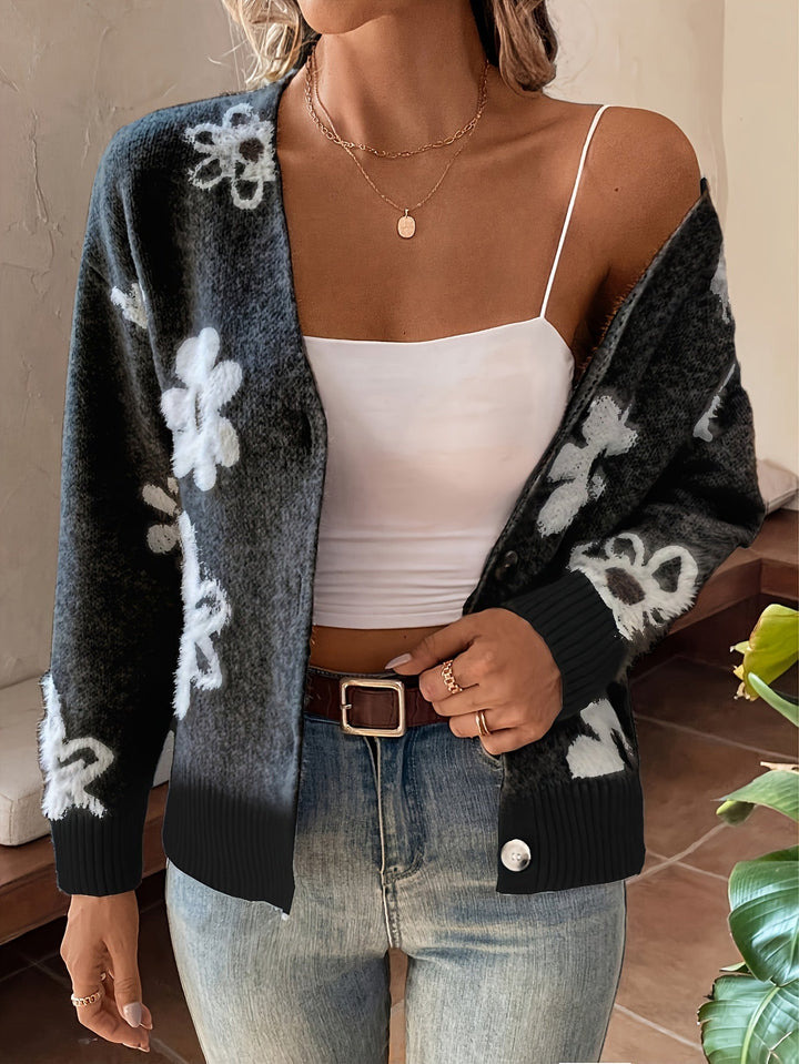 Stilla | Blomstret Pullover Til Damer