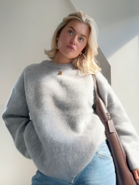 Stilla | blød Mohair-strikpullover