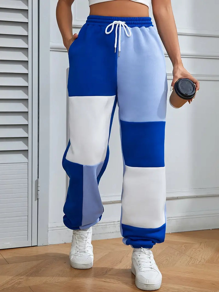 Stilla | Elegant Joggingbuks Med Color Blocking Design