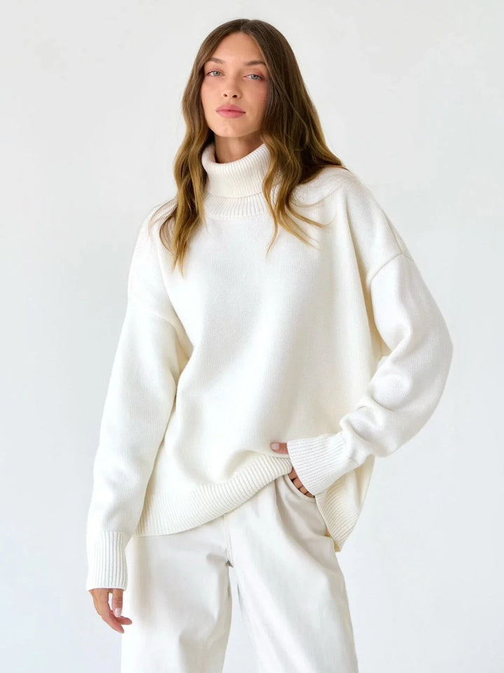 Stilla | S tørremaskinen Oversize-sweater med høj hals