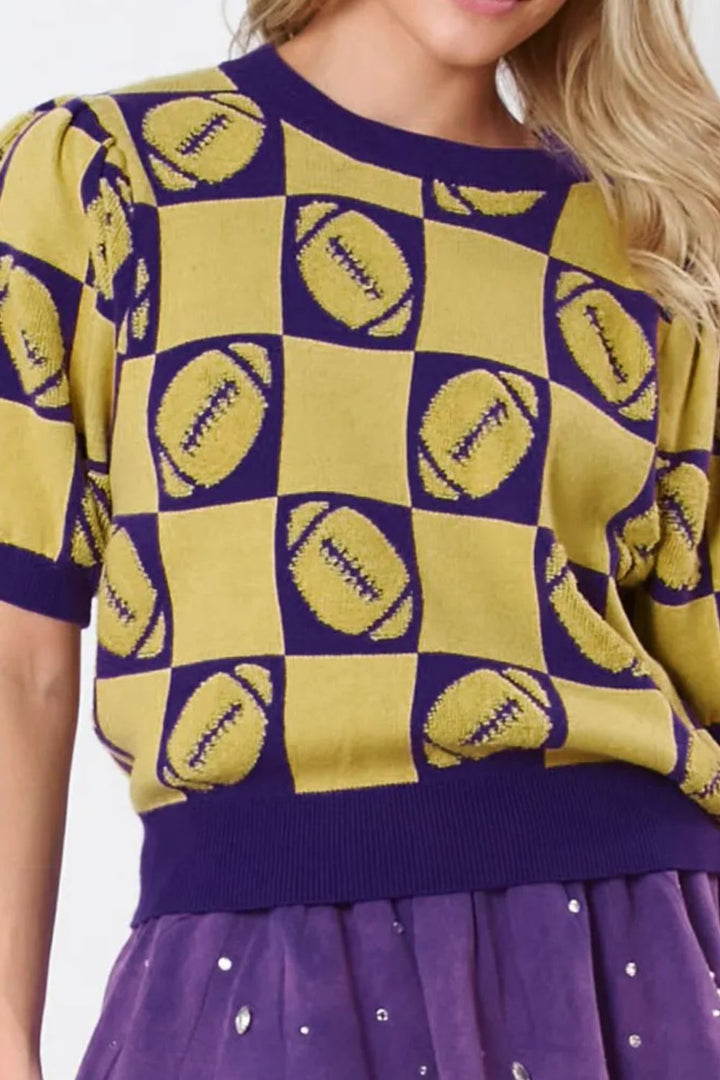 Stilla | Rundhals Sweater Med Korte Ærmer